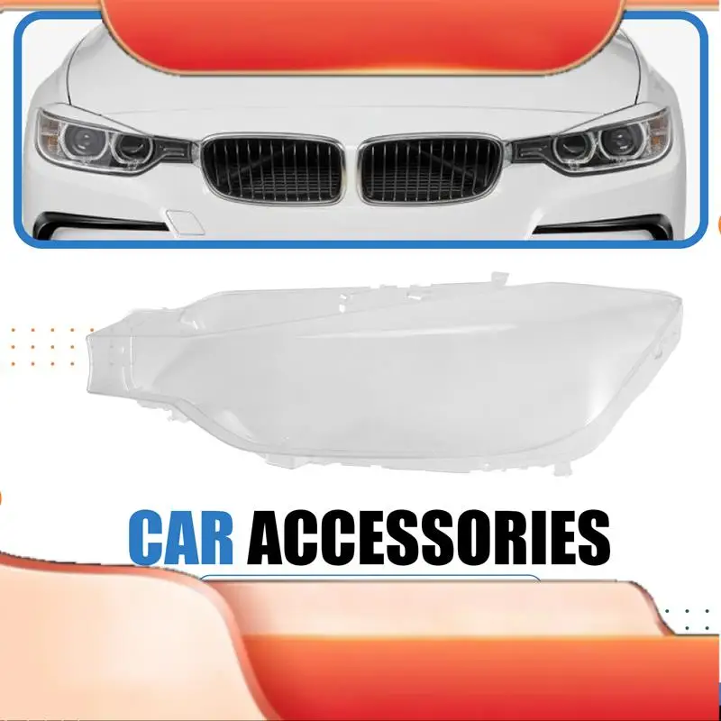 

Side Car Headlight Lens Cover Head Light Lamp Shade Shell Cover For-BMW 3 Series F30 F31 2012-2015 320 328 330 340-T45C
