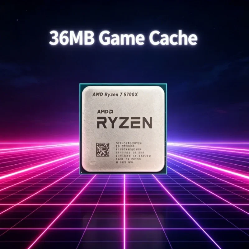 AMD Ryzen 7 5700X Gaming Desktop Processor 8-Core 16-Thread 4.6GHz 65W TDP 7nm Zen3 Socket AM4 CPU Tray Version