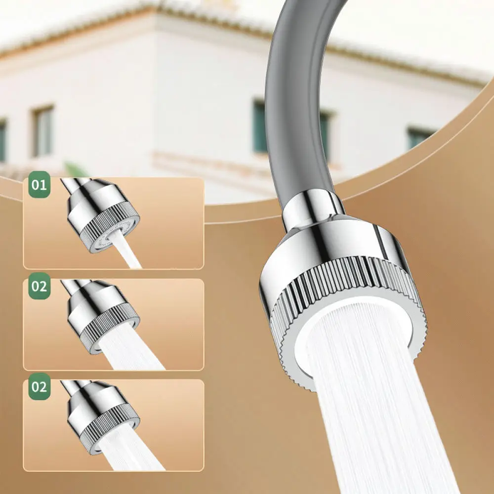 Universal Faucet Extension Hose Flexible Stainless Steel Pipe Kitchen Bathroom Sink Sprayer Water Flow Adjustable Connector