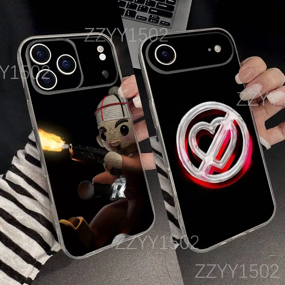 

Rapper JOP Fuerza Regida Phone Case For iPhone 17,16,15,14,13,12,11 Pro,Max,Plus,X,XS,XR,SE4,E Mini Transparent Soft