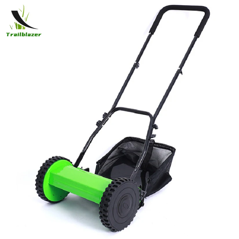 

Hand Push Lawn Mower Unpowered Self-Propelled Grass Cutter for Garden Farm