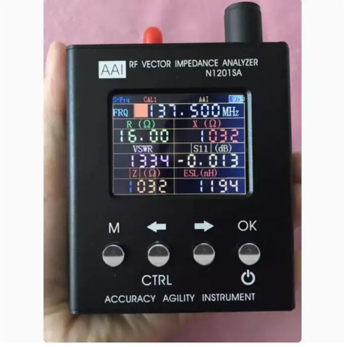 Original AAI Accuracy Agility Instrument N1201SA 140MHz - 2.7GHz UV RF Vector Impedance ANT SWR Antenna Analyzer Meter Tester