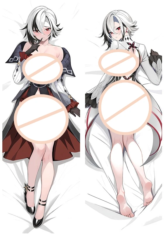 

Genshin Impact Dakimakura Anime Arlecchino Double-sided Print Life-size Body Pillows Cover