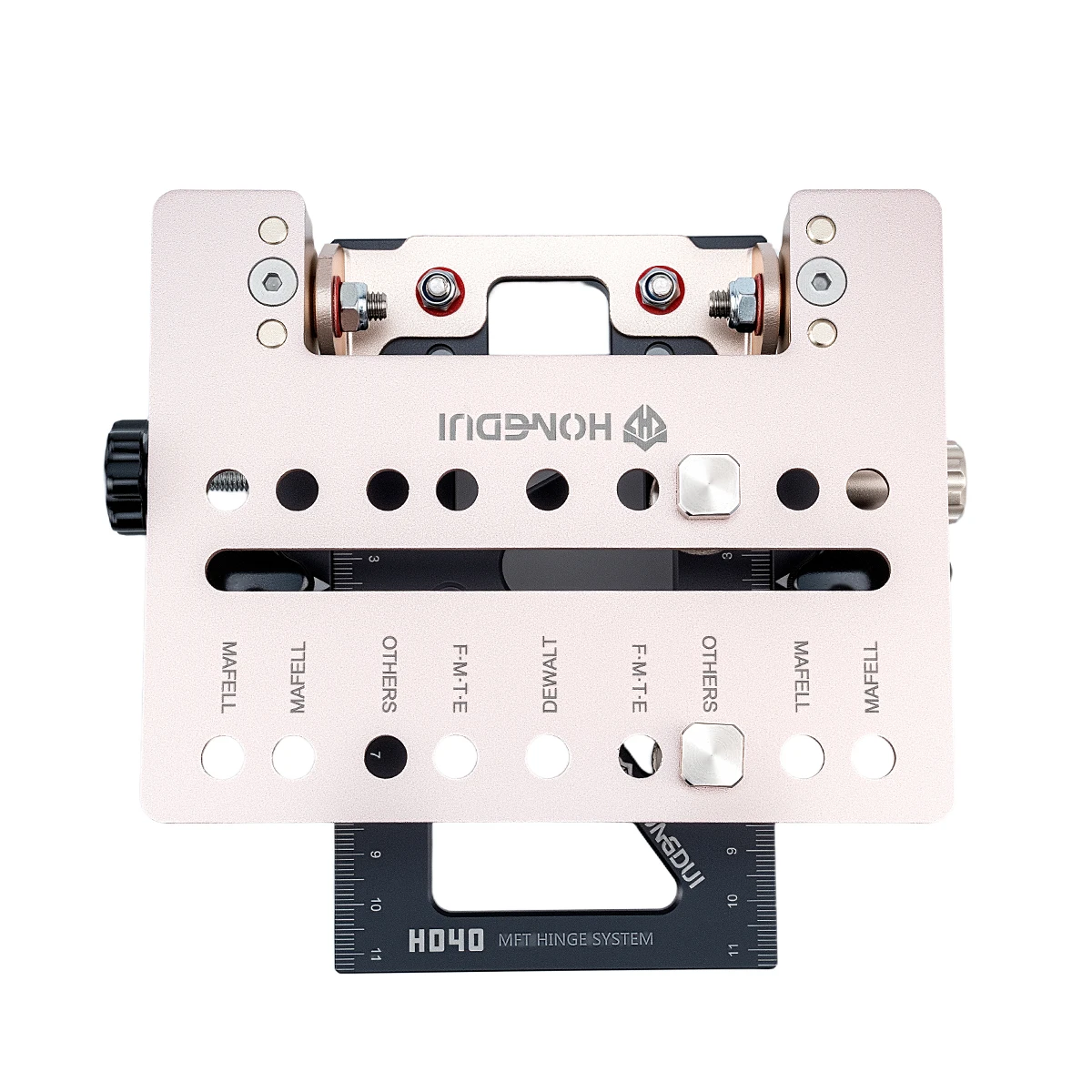 H040 MFT Hinge Jig System Universal Aluminum Stainless Steel Compatible with Tracks Featuring T-Slot Precision Machined