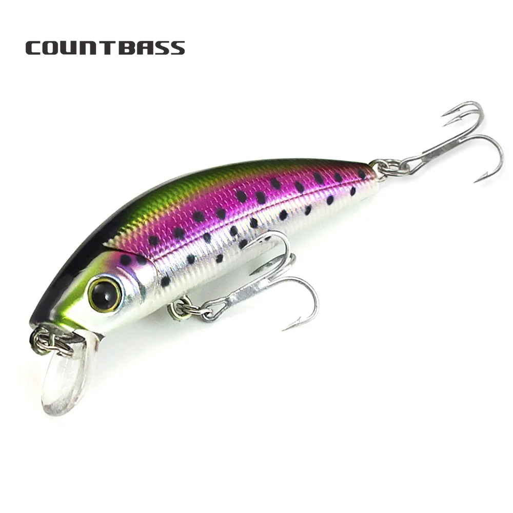 

Hard Baits 65mm 2-9/16" 8g 9/32 oz. Floating Minnow Hardbait, Wobblers, Bass Walleye Crappie bait, Freshwater Fishing Lure