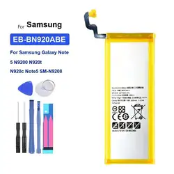 3000mAh Battery for Samsung GALAXY Note 5 Note5 N9200 N920t Project Noble N920c EB-BN920ABE SM-N9208 N9208 Batterij