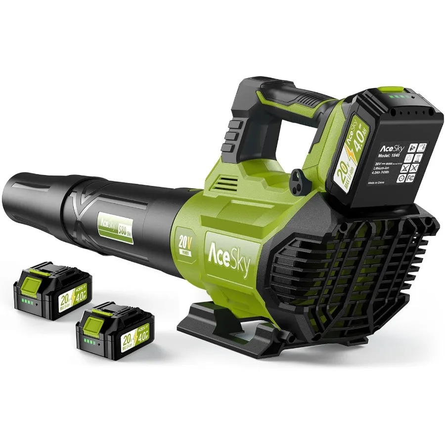 

Беспроводная воздуходувка для ухода за листьями, уход за газоном, уборка гаража, модернизация 2024 года с высокоскоростным двигателем высотой 150 000 об/мин, 3 регулируемыми уровнями скорости