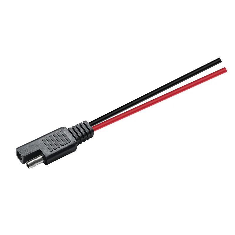 15CM SAE 2 Pin Quick Connector Disconnect Plug 18AWG SAE Extension Cable Wire Harness for Motorcycle Generator Solar Panel