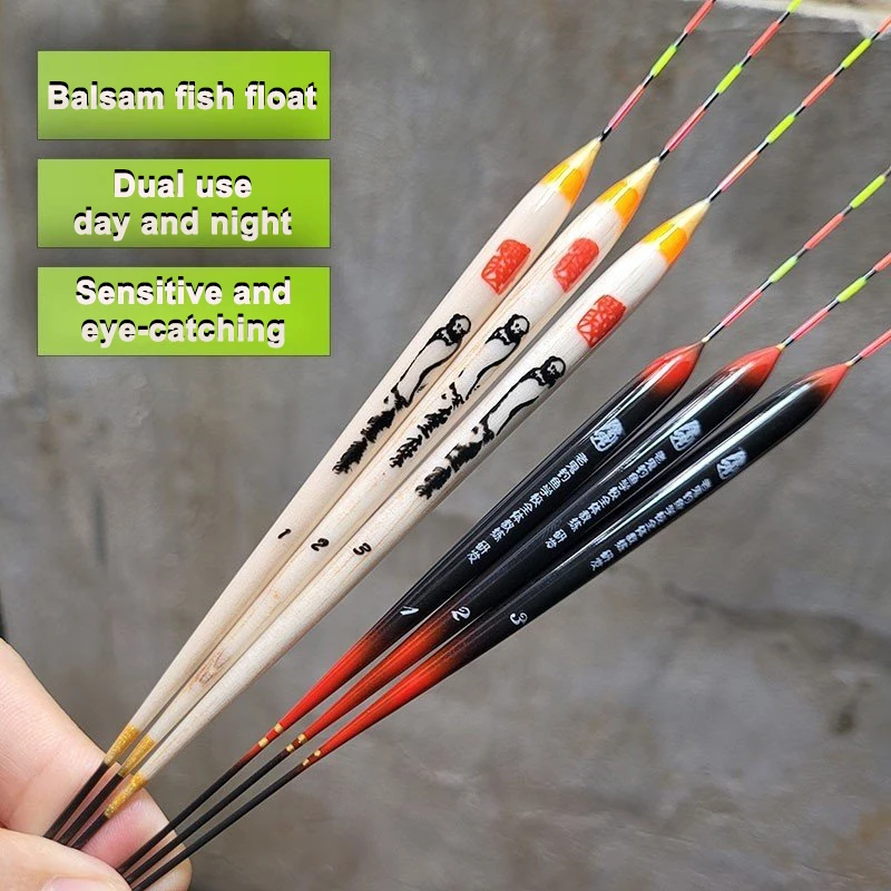 يطفو السمك العائم من خشب البلقان ، شبوط قشر جذاب ، أكثر سمكًا ، ليلًا ونهارًا ، مزدوج الاستخدام #1