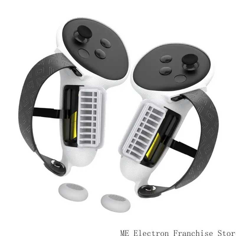 Manga silicone protetora T5ea para Quest3s Resistência a arranhões estendidos