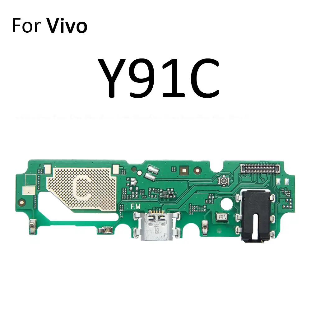 شحن ميناء موصل أجزاء اللوحة الكابلات المرنة مع ميكروفون ميكروفون ل Vivo Y90 Y91 Y91C Y91i Y93 Lite Y93s Y95 Y97 #4