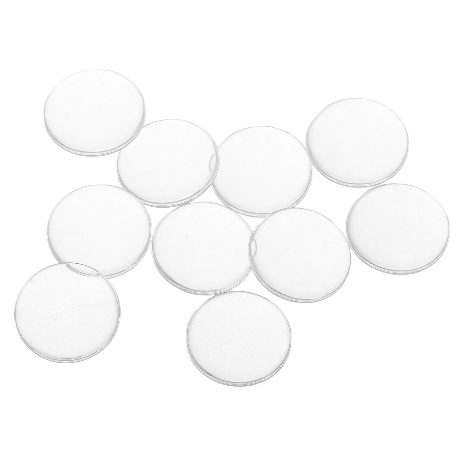 

5Pairs Glass Eyes Transparent Round Glass Pieces Clear Domes Easy Replacement Realistic Expression for DIY Crafts Accessories