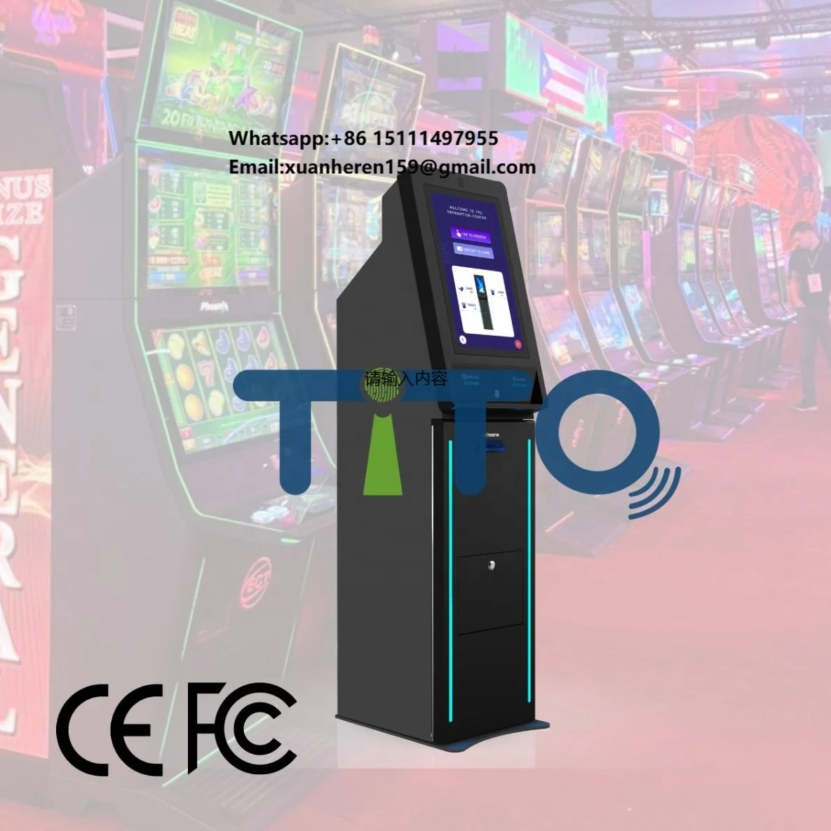 Comprehensive Ticket Redemption Terminal Gift Card Payout Kiosk for Firelink Money Skill Machine Game Board
