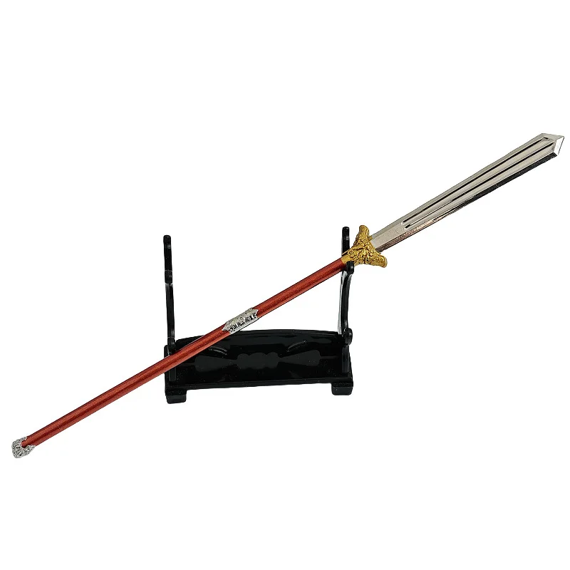 22 سنتيمتر/8.66in الباردة سلاح نموذج المعادن الحرف اليدوية زخرفة سكين كبير لعبة جمع شاشة لسطح المكتب السيف هدايا عيد ميلاد للبنين #5