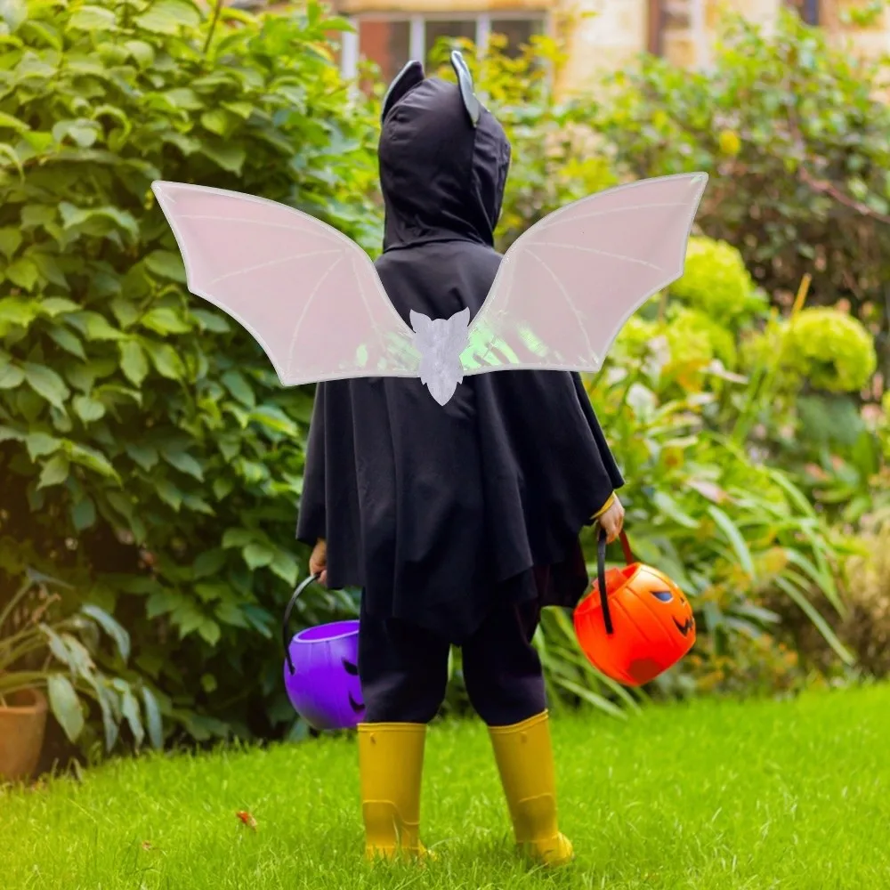

Simple Large Bat Wing Cosplay Props Organza Cosplay Wing Dance Show Sparkle Cosplay Costumes Halloween
