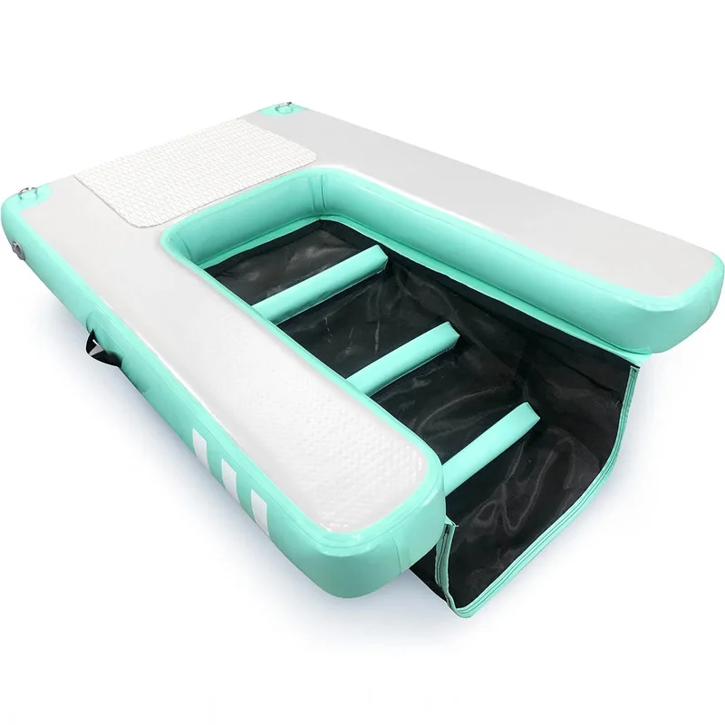 Rest floating platform, medium and large dog slope climbing ladder, floating mat, inflatable floating bed, dog board - view 5