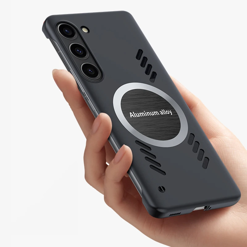 Luxury Graphene Heat Dissipation Cooling Magnetic Phone Case for Samsung S26 S25 S24 S23 Ultra S22 Plus S21 FE Frameless Cover - AliExpress 202192403 Luxury Graphene Heat Dissipation Cooling Magnetic Phone Case for Samsung S26 S25 S24 S23 Ultra S22 Plus S21 FE Frameless Cover - AliExpress 202192403
