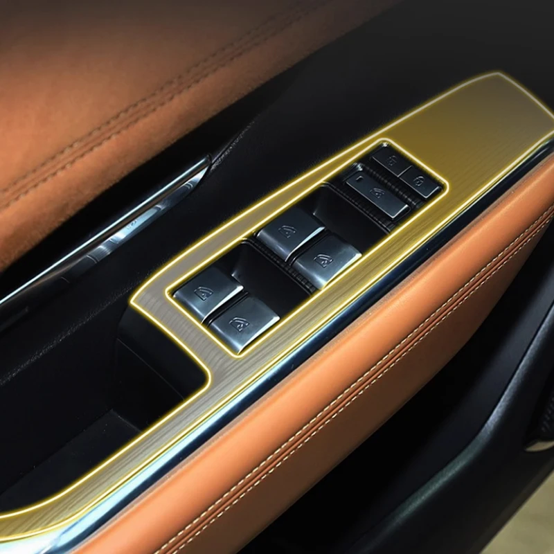 لمازدا 6e/EZ-6 2024-2026 سيارة السيارات الداخلية ذراع السرعة شاشة لوحة القيادة شفافة بولي TPU طبقة رقيقة واقية الملحقات #2