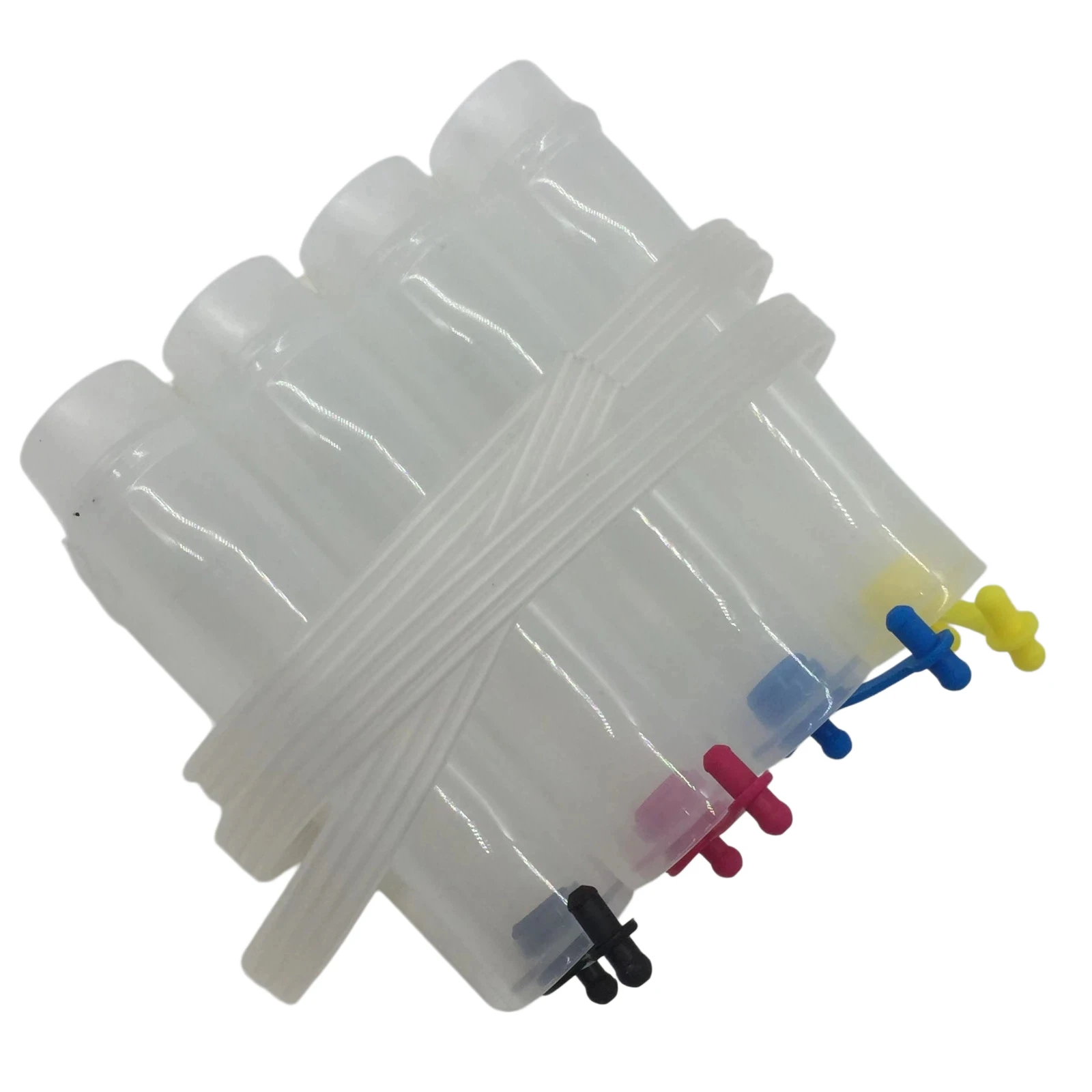 4-Pack Empty Ink Bottles for Canon for HP for Epson print parts Continuous Ink Supply System Repair kit