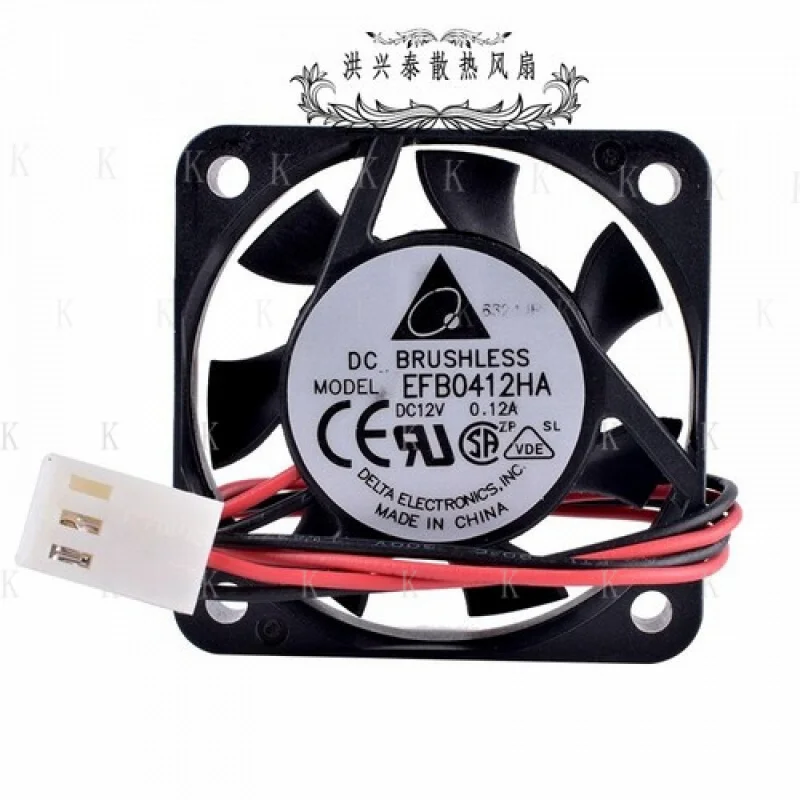 

C FOR Высокоуровневый охлаждающий вентилятор EFB0412HA 12 В 0,12 А 40*40*10 мм