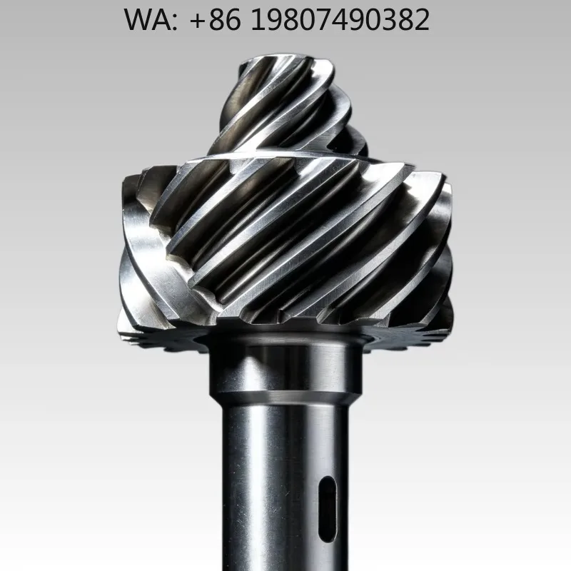 Hardened Tooth Spiral Bevel Mining Gear, Stainless Steel High Precision Drive Part, Custom Heat Treated Industrial Mining Transm
