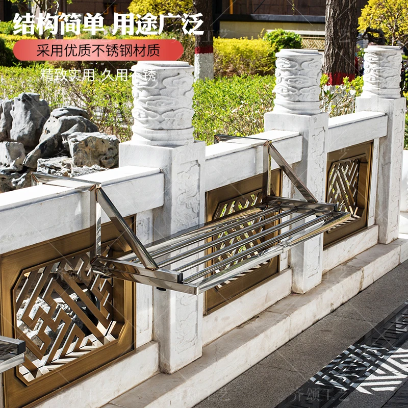 

Stainless steel balcony hanging flower rack succulent rack window sill extension rack outdoor patio plant placement brac