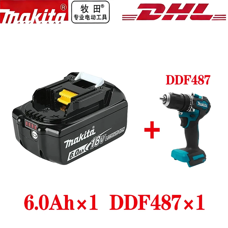 NIEUWE 2026 Originele 18V Makita 5.0Ah 6.0Ah Makita Batterij Vervangende Lithium Batterij BL1840 BL1850B BL1850 BL1860