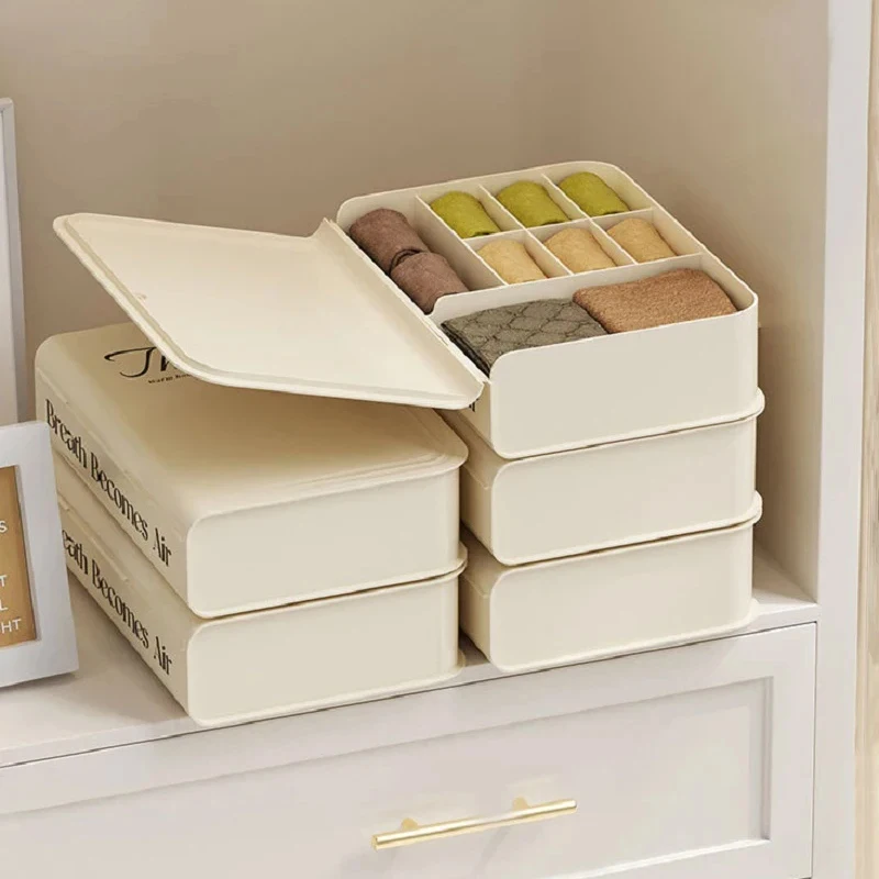 

Book Shape Desktop Storage Box Dustproof Data Cable Charger Organizer Box Multi Grid Stationery Storage For Office Home Sorting