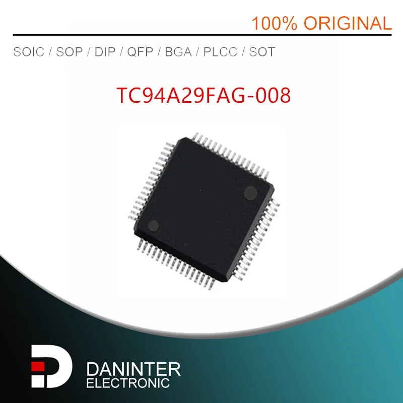 5Pcs/Lot  TC94A29FAG-008 TC94A29FAG QFP64