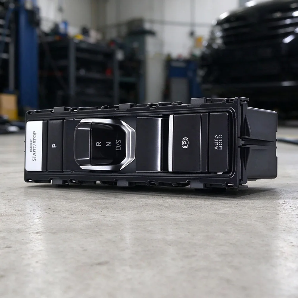 For Golf VIII MK8 Shift Handle Assembly with Parking Brake Switch Compatible with Factory Harness and Bracket Geometry