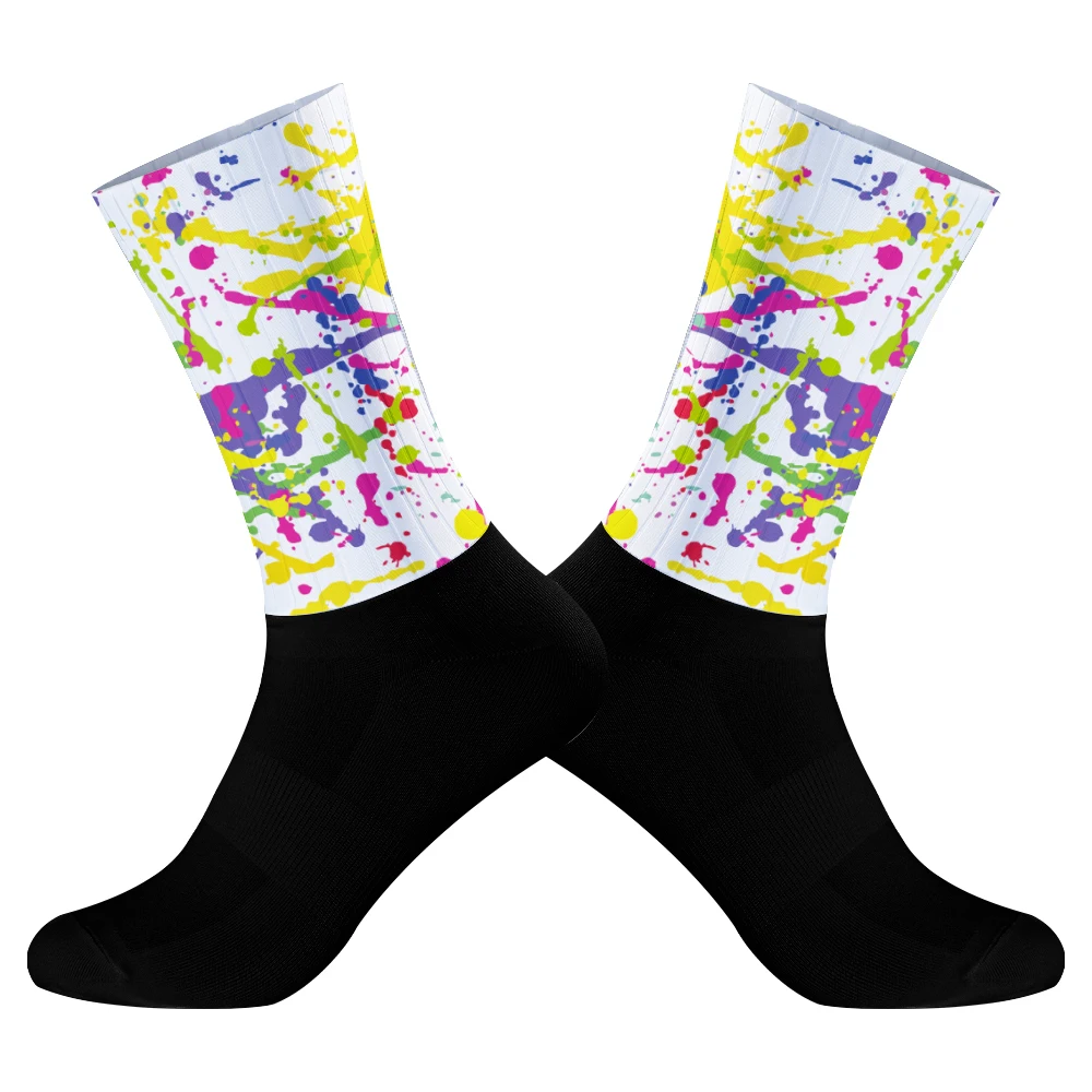 Silicone Aero Cycling Sports Socks Pro Bicycle Socks Summer 2024 New Cool Socks