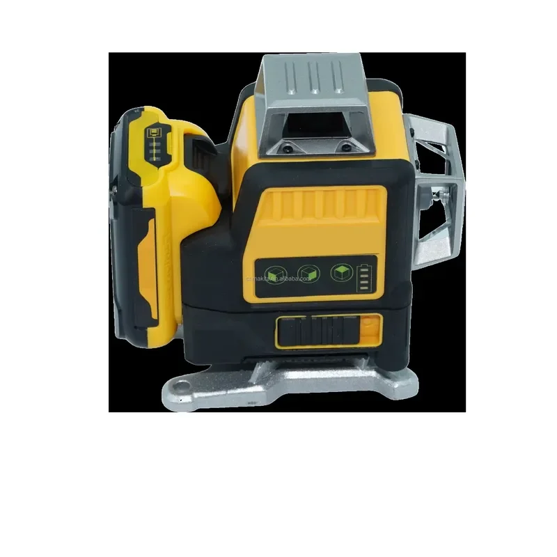 Portable Green 12 Lines Self-leveling Level Dual Power Supply IP65 Waterproof 50m Range Shockproof Housing Cabinet Wall