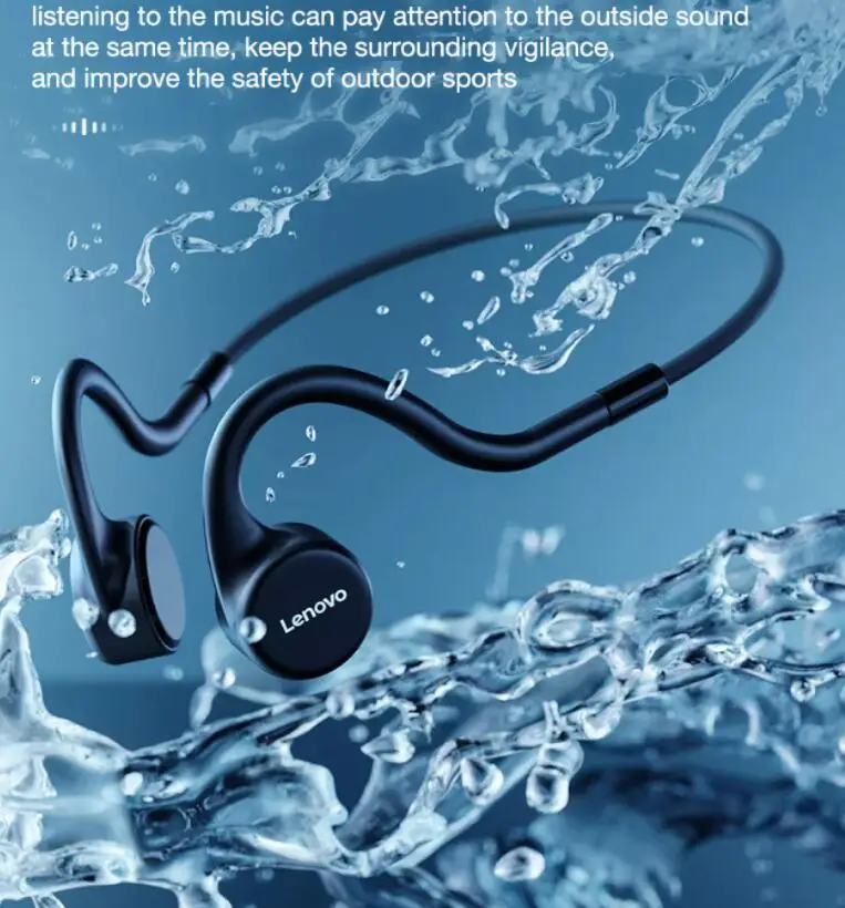 

Bone Conduction Headphone IPX8 Waterproof Swimming Diving Earphone With Micphone Built-in Storage 8G MP3 Music Player