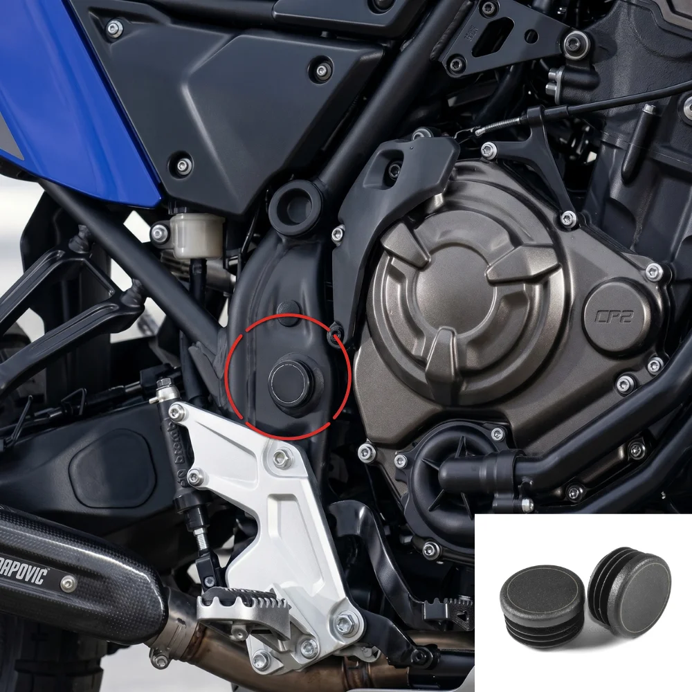 TENERE 700 Motorcycle Frame Hole Cover Caps Plug Decorative Frame Cap Set For Yamaha Tenere 700 (2019-) World Raid (2022-)