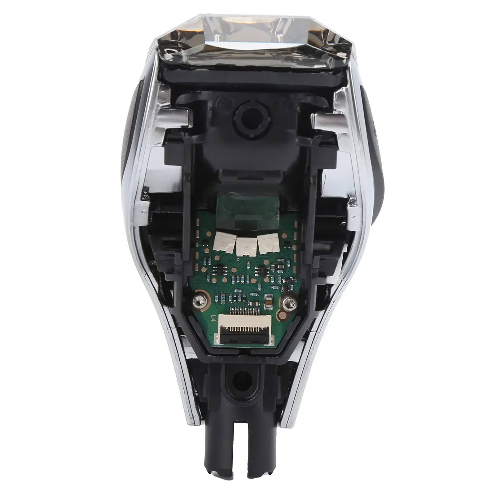 مقبض تروس السيارة، زجاج كريستالي مع غطاء مفتاح التشغيل، زجاج كريستال ABS بديل لسلسلة 4 G22 2021 الحاضر 6131 9475 056 #4