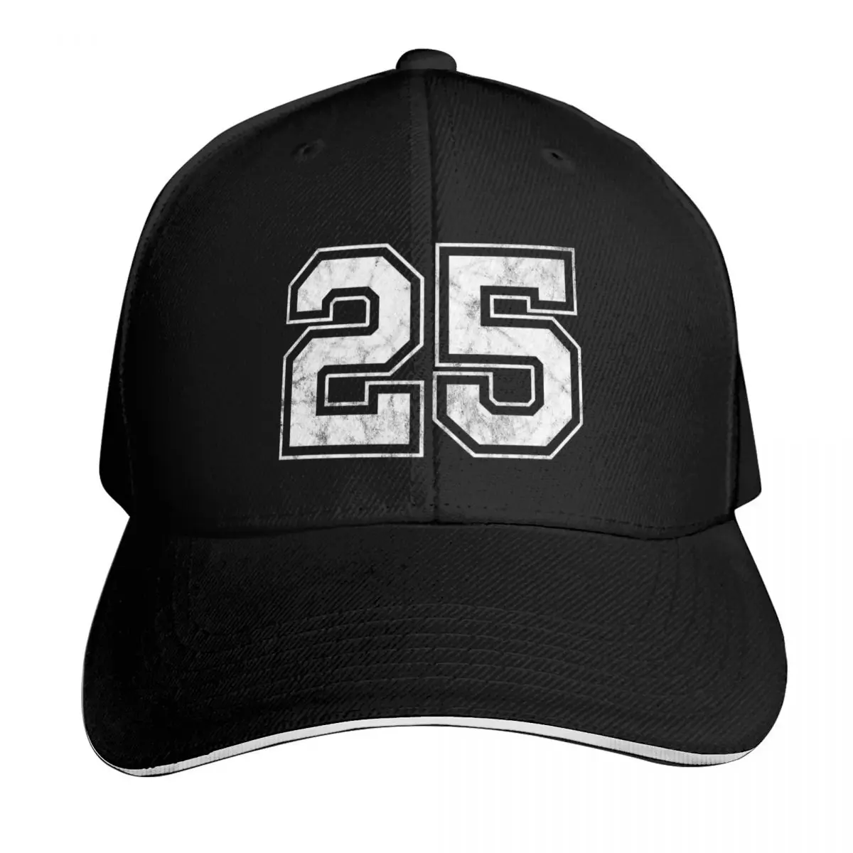 

Number 25 Baseball Cap tea Hat Luxury Brand Military Cap Man Sun Cap Mens Caps Women's