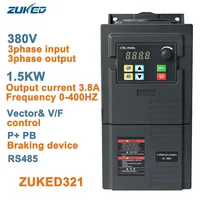 vfd 1.5 kw 380v  Variable Frequency Drive frequency inverter Three-phase motor speed control soft start RS485