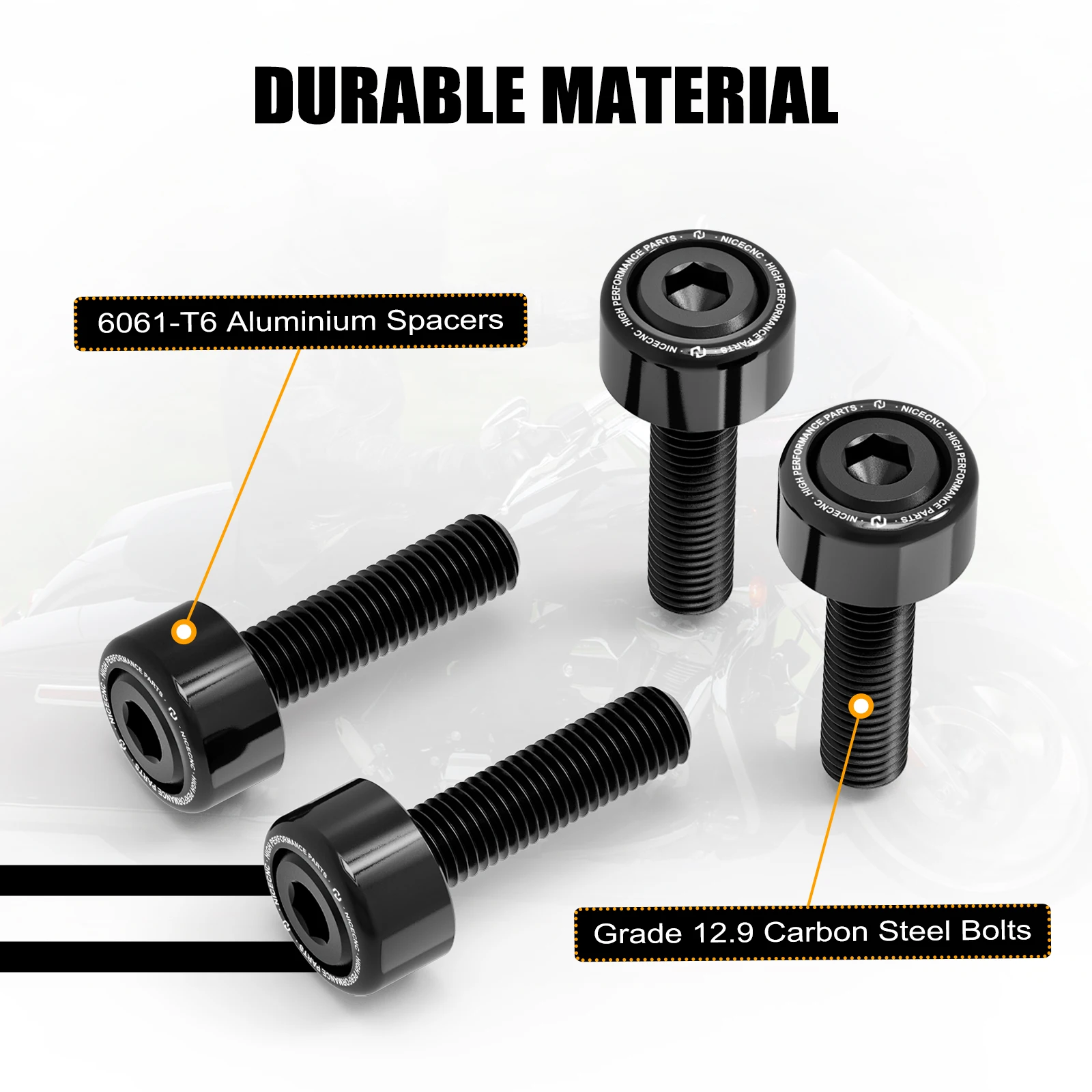 Für Harley Street Glide FLHX 2006-2024 Hintere Stoßdämpferschrauben Schraube Road King FLHR 1994-2023 Road King Police FLHP 2008-2023 – Detail 9