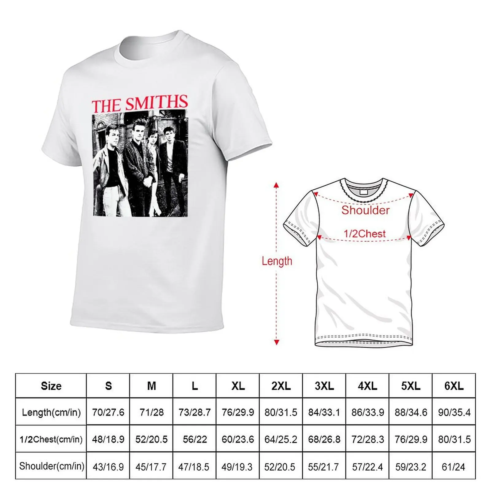 Camiseta THE BEST OF LEGENDARY MUSIC ROCK THE SMITHS MORRISSEY, camiseta para hombre, camisetas con estampados