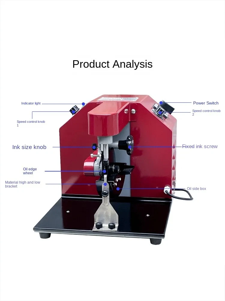 Automatic single-sided oil edge machine for oiling and painting,