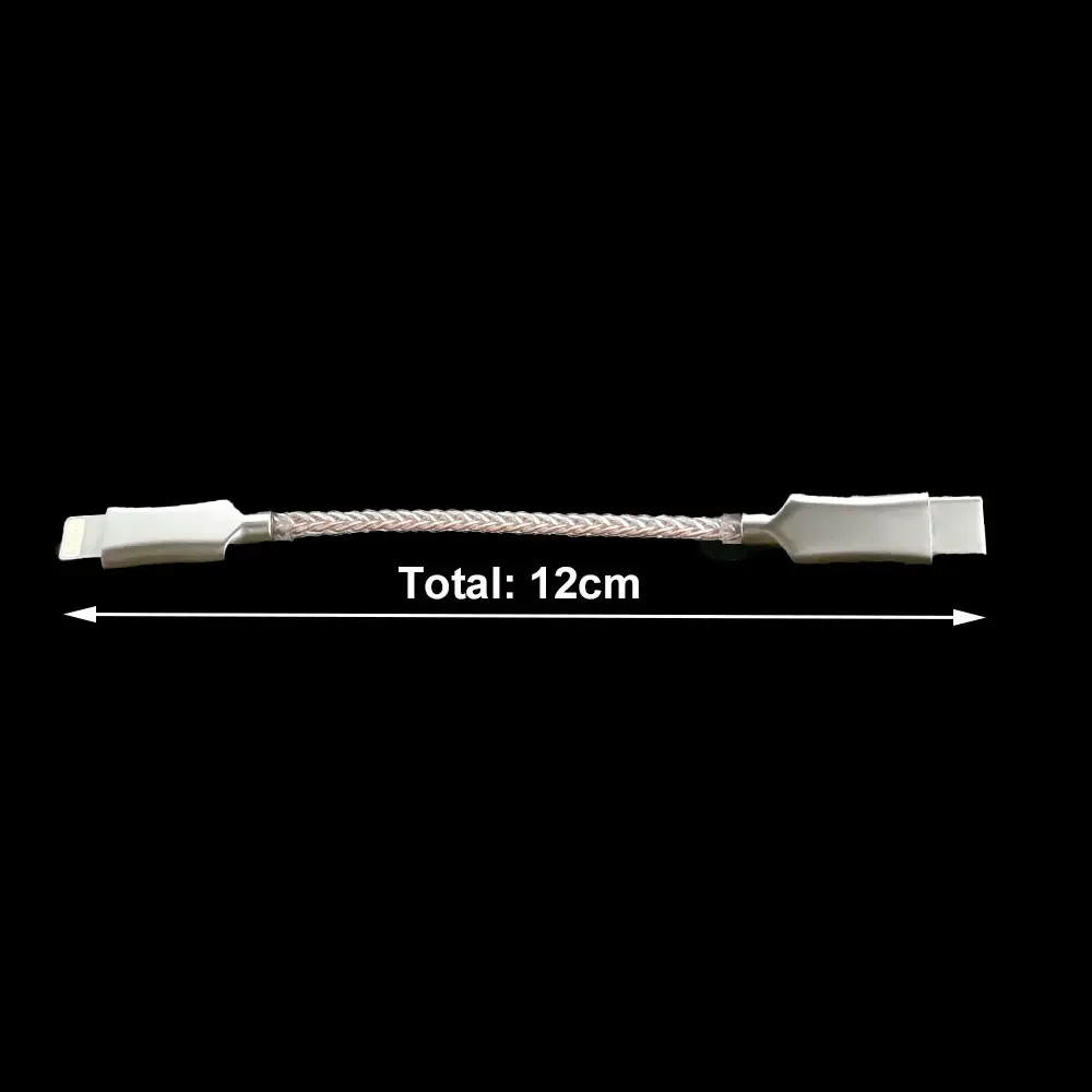 New ios to Type-C DAC OTG Cable 8 Core Single Crystal Copper USB C to Micro USB for i Phone 12 Pro Max 11 X Android