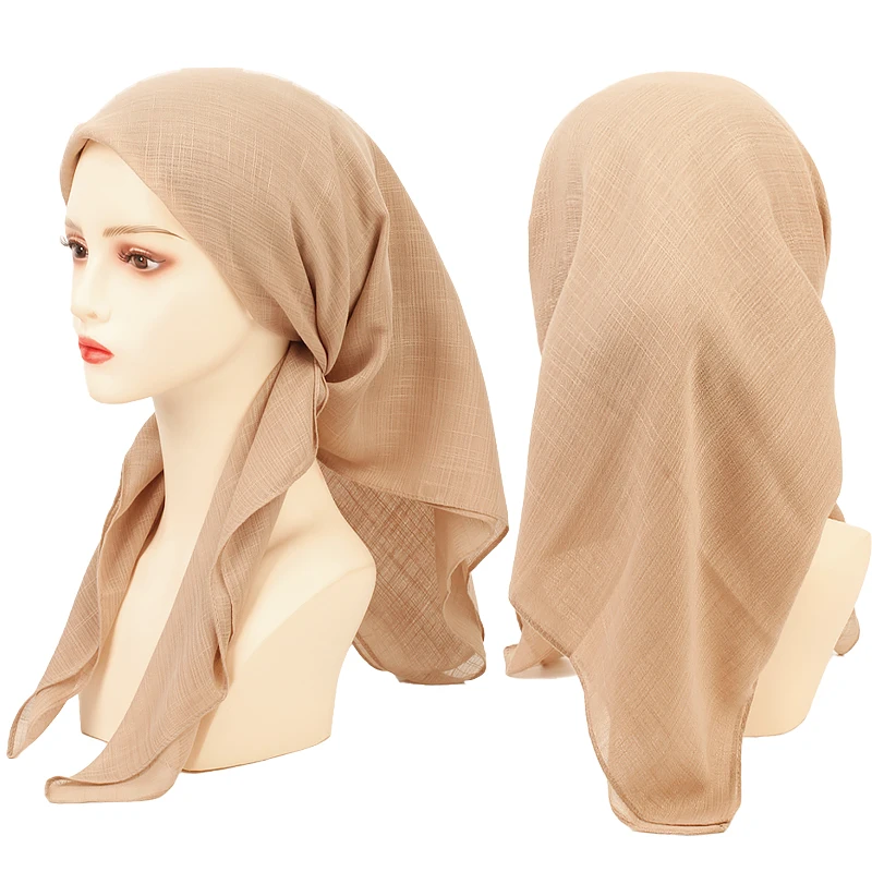 Lenço de seda feminino geebro acolchoado, lenço retrô, lenço de snood, xale foulard, cabeça e pescoço, cor sólida, nova moda