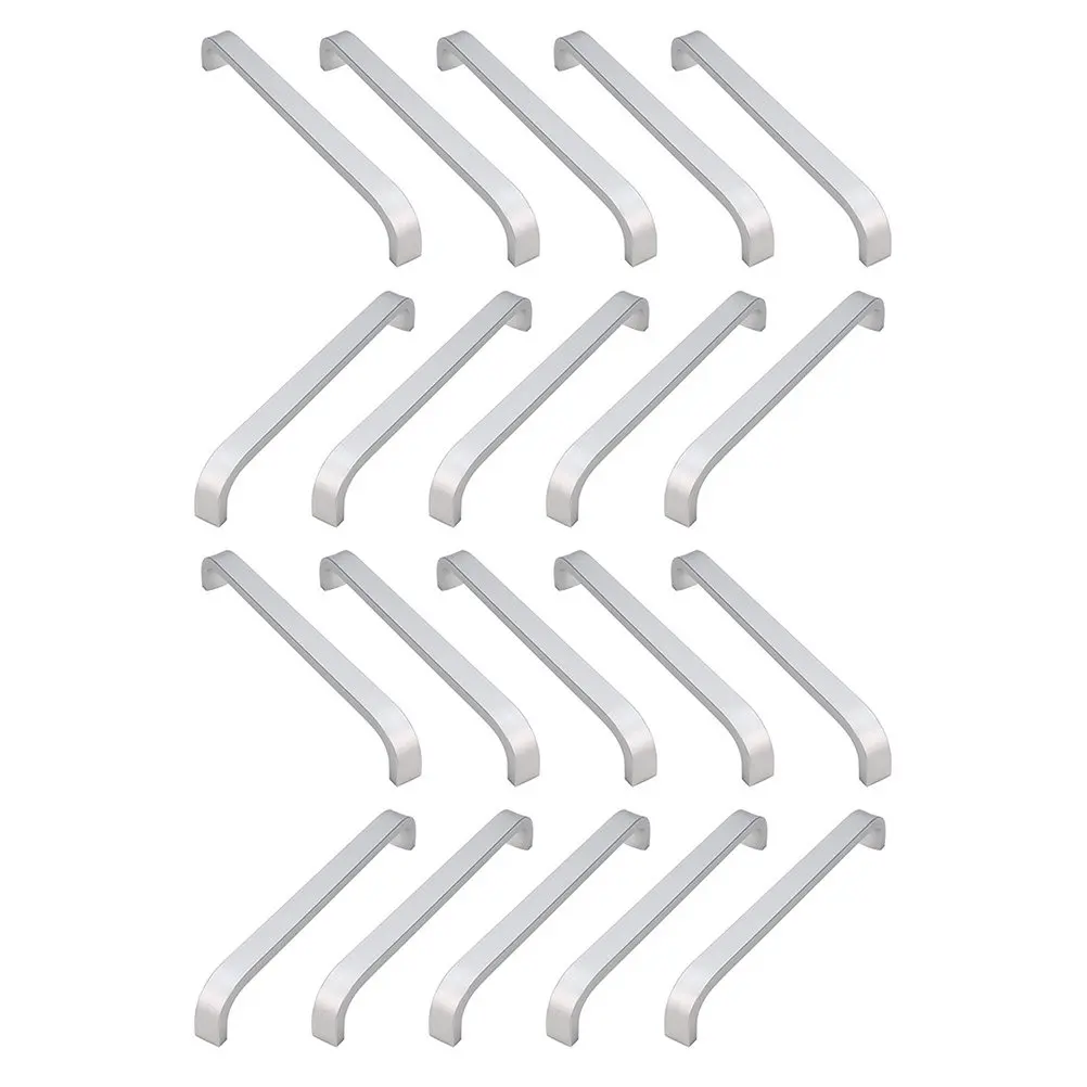 20Pcs High Quality Aluminum Alloy Door Knobs Stylish Sleek Design Cabinet Handles for Cupboard Closet Drawer Modern Home Decor