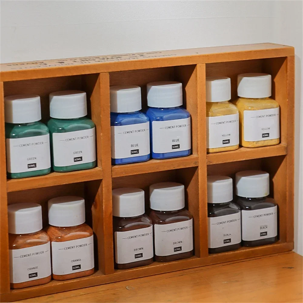 30 مللي الجبس الاسمنت تلوين زارع الصباغ مسحوق الجبس اللون التركيز الخرسانة الاسمنت الجص قالب DIY بها بنفسك لوازم اليدوية