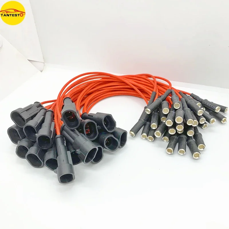 1PCS Diesel Common Rail Injector Solenoid Valve Connect Harness Plug for BOSCH CAT CUMMINS DENSO DELPHI SIMENS