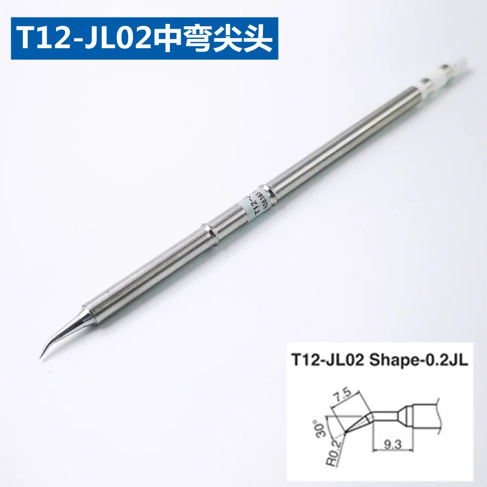 4Pcs T12-k T12-JL02 T12-ILS T12-BC2  Solder Iron Tips T12 series T12 Series Iron Tip For FX951 STC AND STM32 OLED Soldering