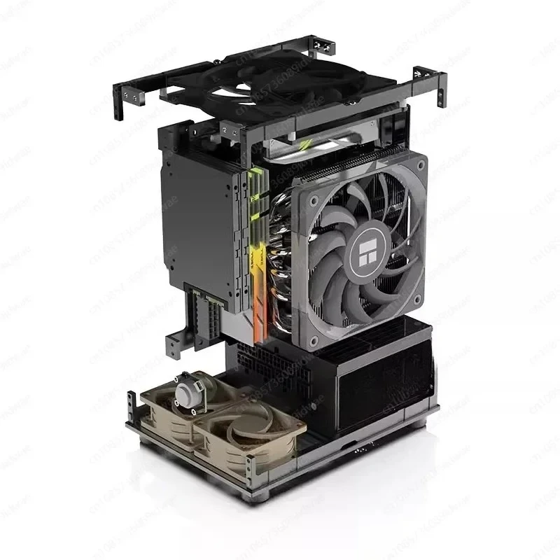 7.9 Liters F1-SFX Single Display SFXL Power Supply Itx Small Chassis, Heat Dissipation Hole Double-sided Inverted