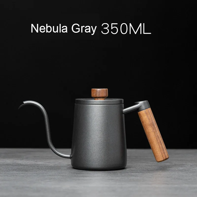 Pour Over Coffee Kettle, 304 Stainless Steel Long Narrow Spout Pot Set with Thermometer & Anti-scald Handle