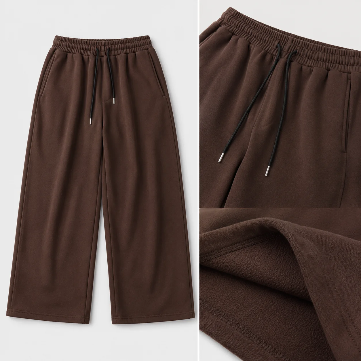 Men's 6 Colors Wide Leg Sweatpants Summer Comfortable Sports Pants Loose Fit Drawstring Elastic Waist Casual Streetwear Joggers