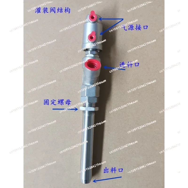 Suitable for stainless steel 4-point discharge nozzle  ,Filling machine pneumatic anti-drip filling head discharge valve,